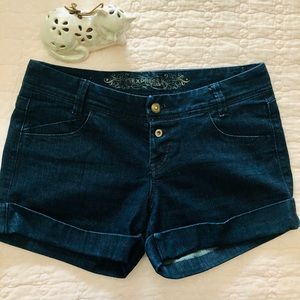 Express Blue Jean Shorts